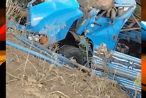 CAMINHÃO DESPENCA DE RIBANCEIRA NA RN-023 E DEIXA PELO MENOS CINCO MORTOS ENTRE SANTA CRUZ E CORONEL EZEQUIEL